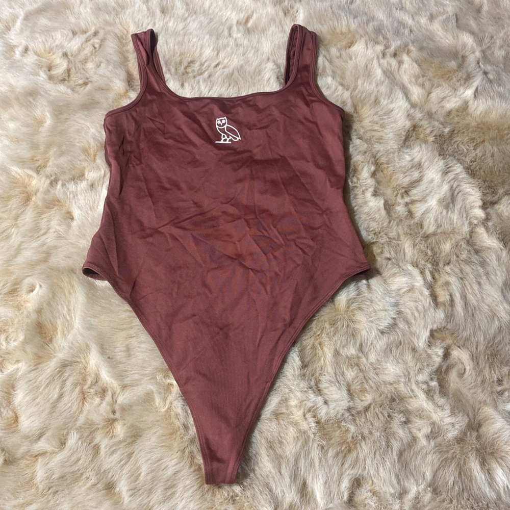 October’s Very Own OVO Tank Bodysuit small brurgundy good condition Drake - Picture 3 of 7